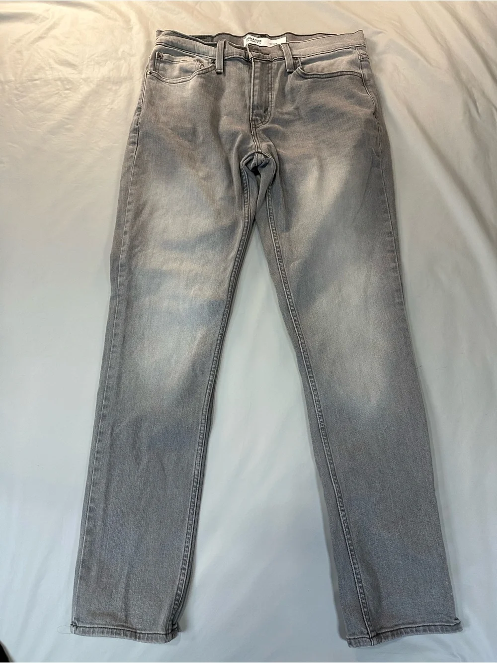 Signature by Levi Strauss Men's Gray Bootcut Jeans 33x32